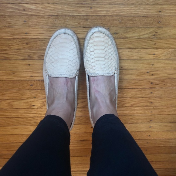 Stuart Weiztman Suede Print Loafers - Picture 1 of 8